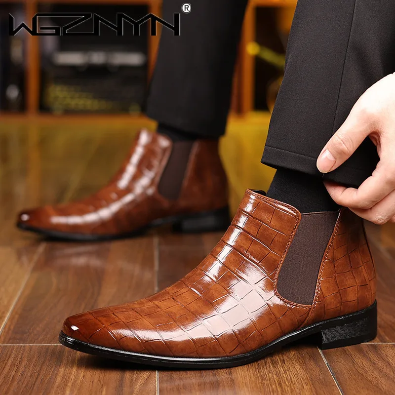 Luxury SIZE 39~48 Men Chelsea  - đánh giá và giá Men'S Fashion Formal