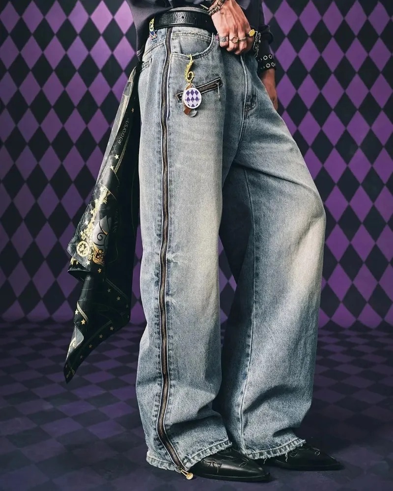 Y2K Streetwear Men Hip Hop Har - đánh giá và giá Mens Fashion Denim