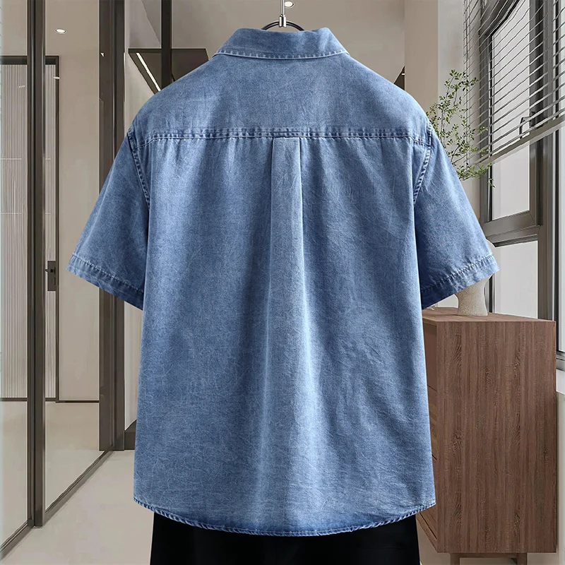 Men's Thin Denim Shirt New Sum - đánh giá và giá Mens Fashion Denim