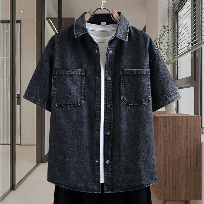 Men's Thin Denim Shirt New Sum - đánh giá và giá Mens Fashion Denim