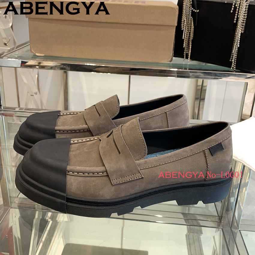 Multicolour Real Leather Thick - đánh giá và giá Men'S Fashion Loafers Shoes