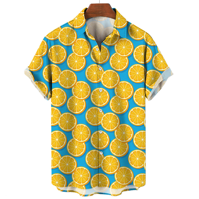 Fashion 3D Print Lemon Orange  - đánh giá và giá Men'S Fashion Lk