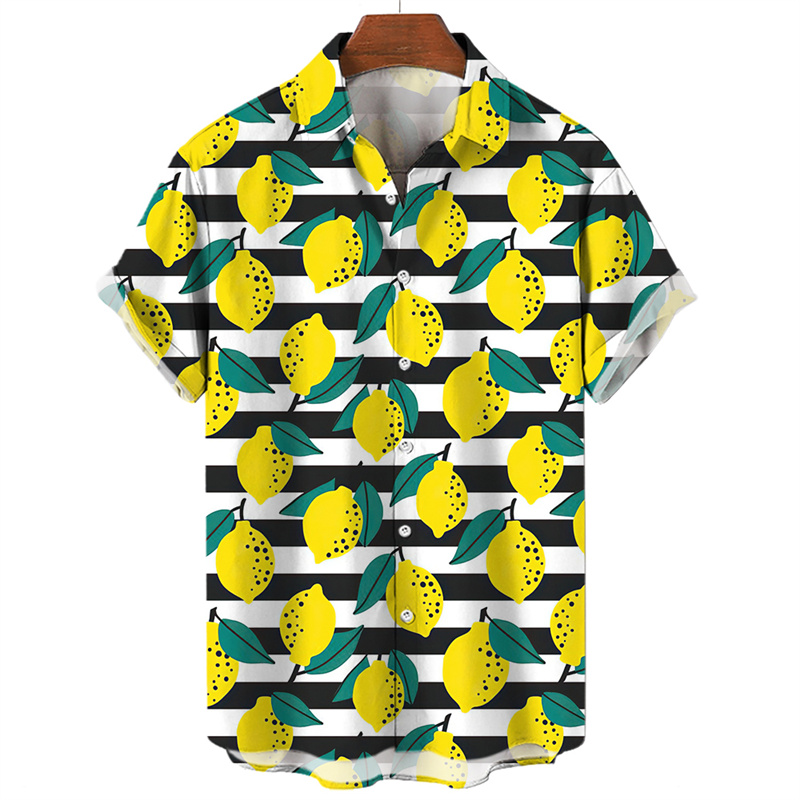 Fashion 3D Print Lemon Orange  - đánh giá và giá Men'S Fashion Lk