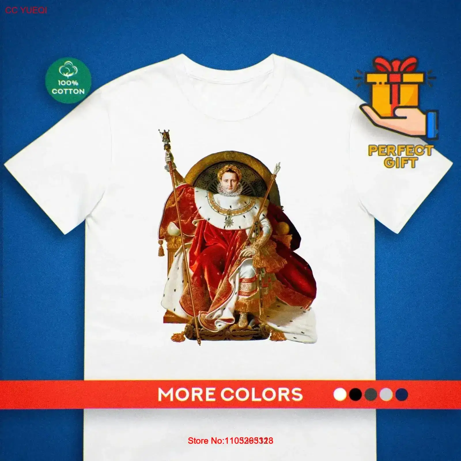 Napoleon T Shirt Ingres Painti - đánh giá và giá Men'S Fashion History