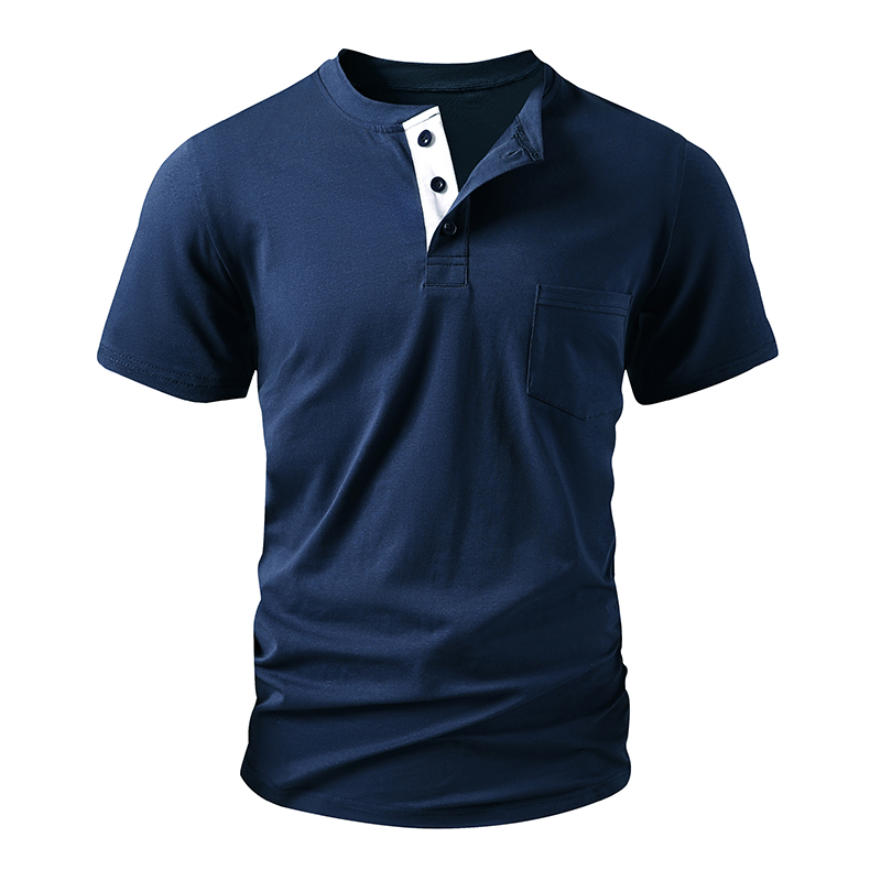 Henley T Shirt Men's EU Size C - đánh giá và giá Mens Fashion Streetwear