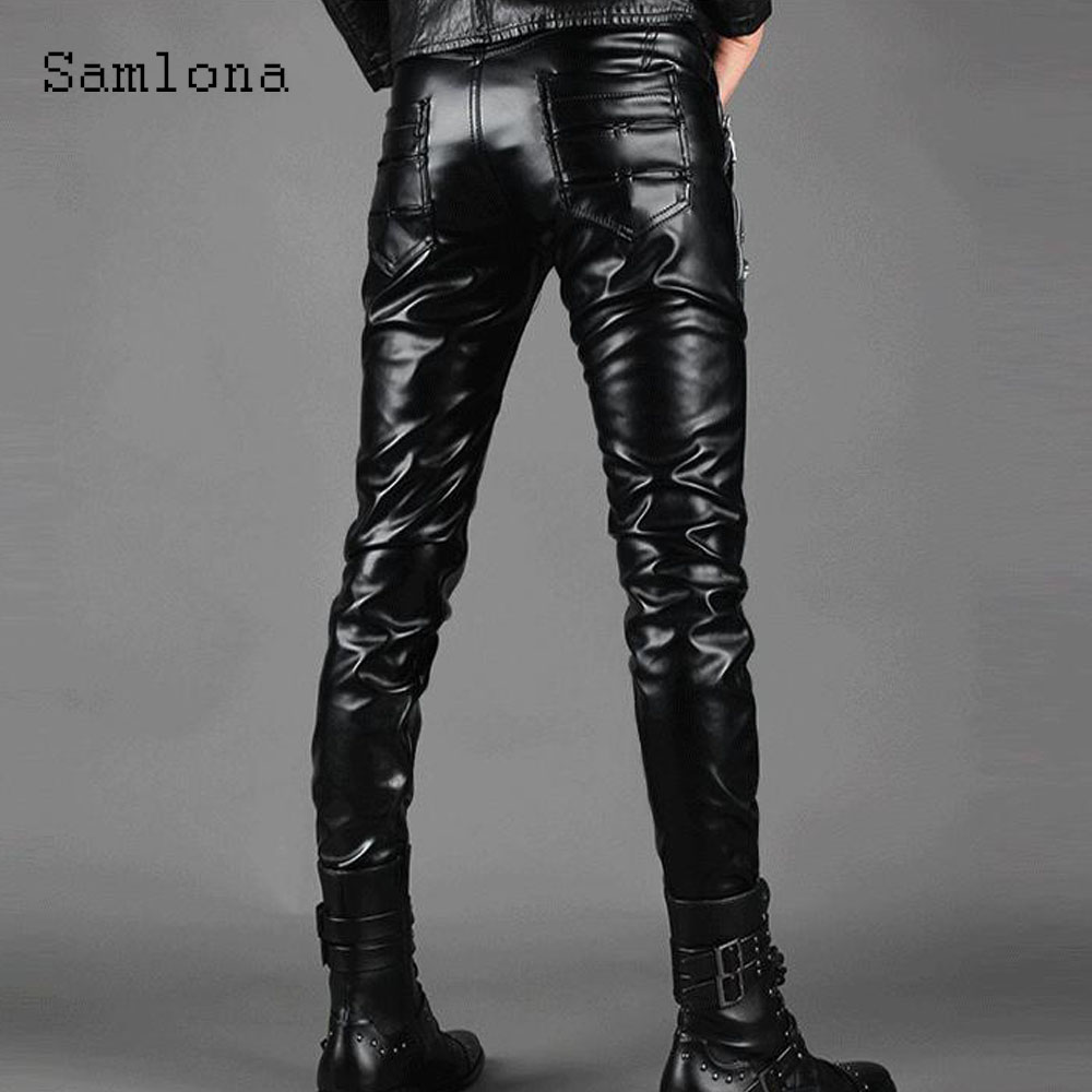 Sexy Grunge Pu Leather Pants M - đánh giá và giá Men'S Fashion Pants 2025