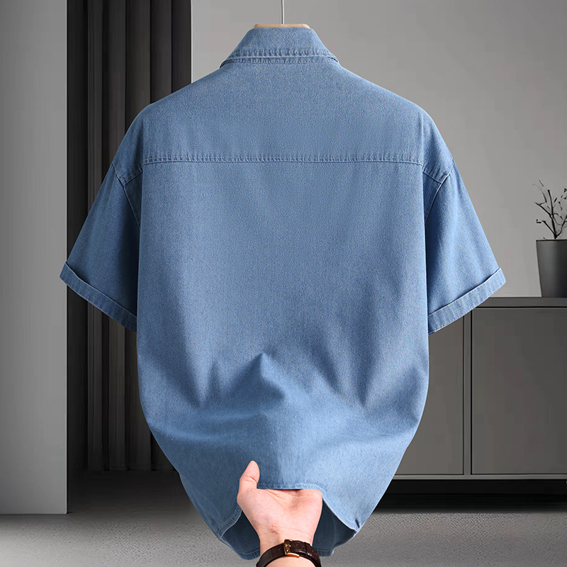 Men's Denim Shirt Summer Fashi - đánh giá và giá Mens Fashion Denim