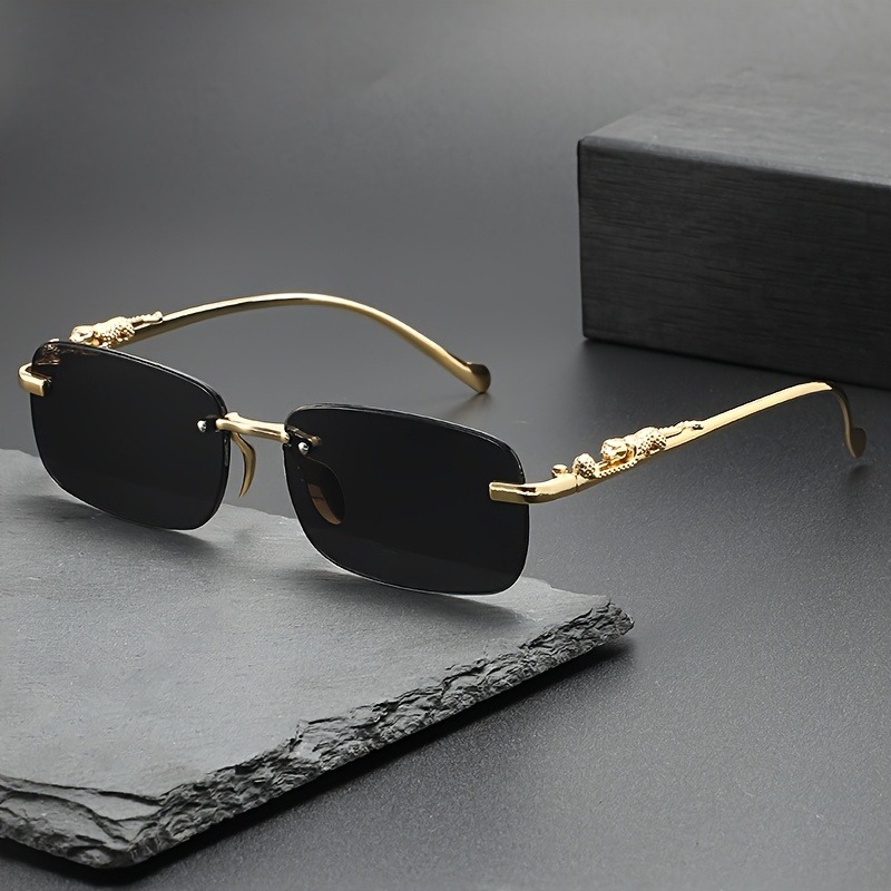 Fashion Rimless Metal Sunglass - đánh giá và giá Men'S Fashion Glasses