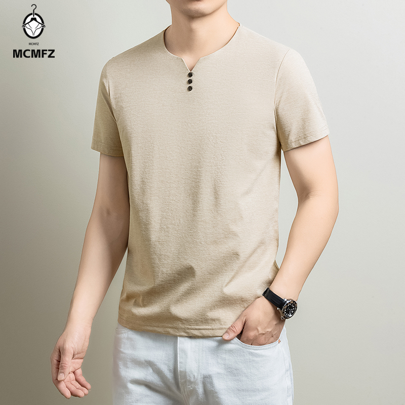 Mens Basic Henley T Shirt Comf - đánh giá và giá Men Fashion Upper