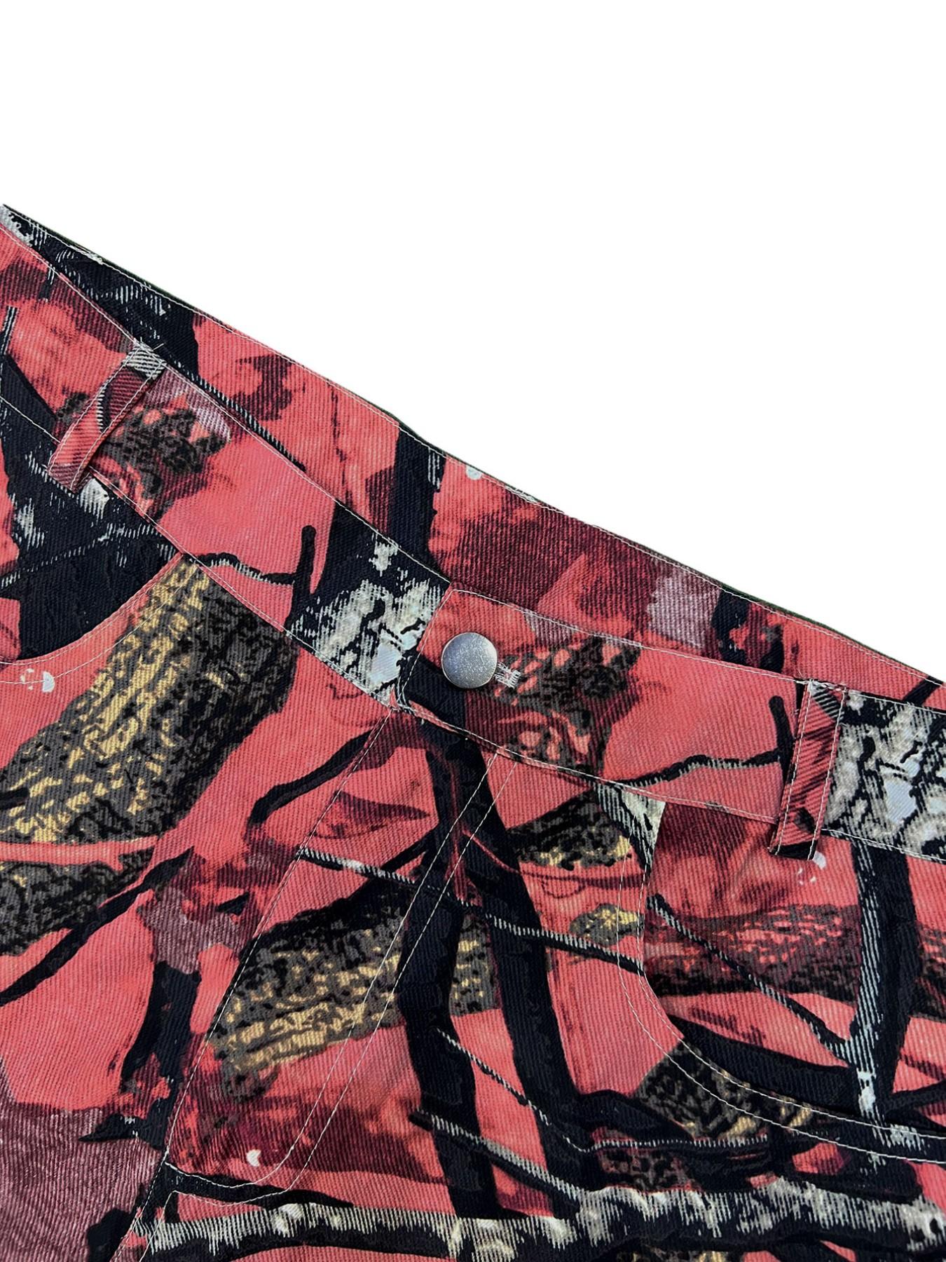 Men's Camo Straight Leg Loose  - đánh giá và giá Mens Fashion Camo Pants