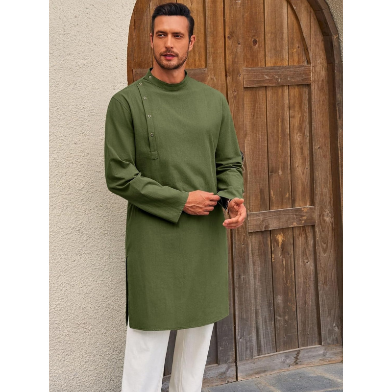 Mens Kaftan Thobe Robe Long Sl - đánh giá và giá Men'S Fashion Kurta