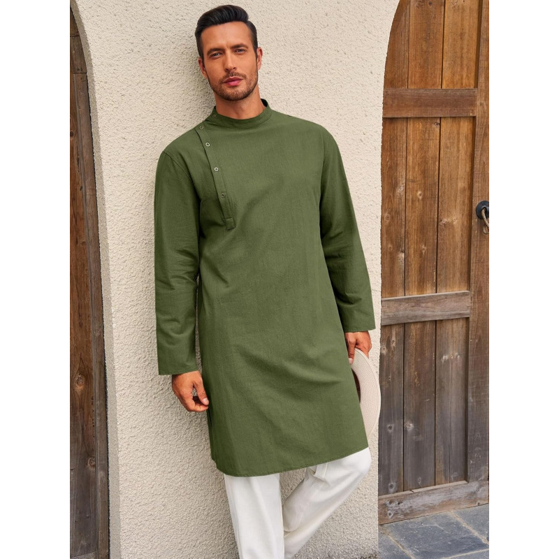 Mens Kaftan Thobe Robe Long Sl - đánh giá và giá Men'S Fashion Kurta