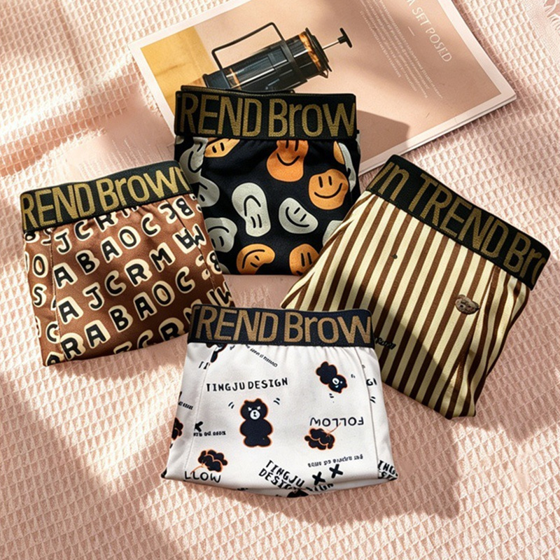 4PCS! Men's underwear! Printed - đánh giá và giá Men'S Fashion Lk