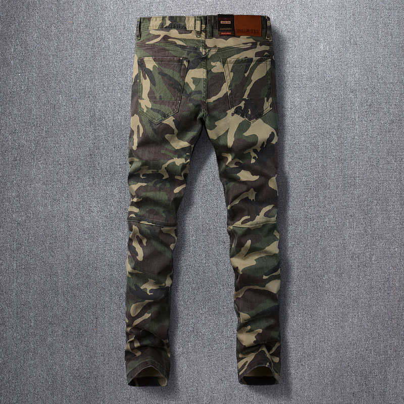 Designer Fashion Men Jeans Hig - đánh giá và giá Mens Fashion Camo Pants