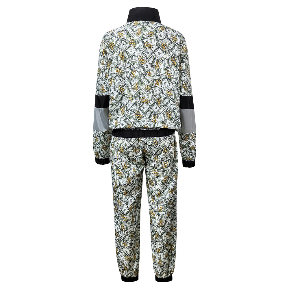 2pcs Set Fashion Printing Disc - đánh giá và giá Men'S Fashion Trousers