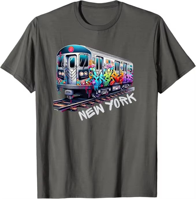 New York Train Graffiti Style  - đánh giá và giá Men'S Fashion Nyc