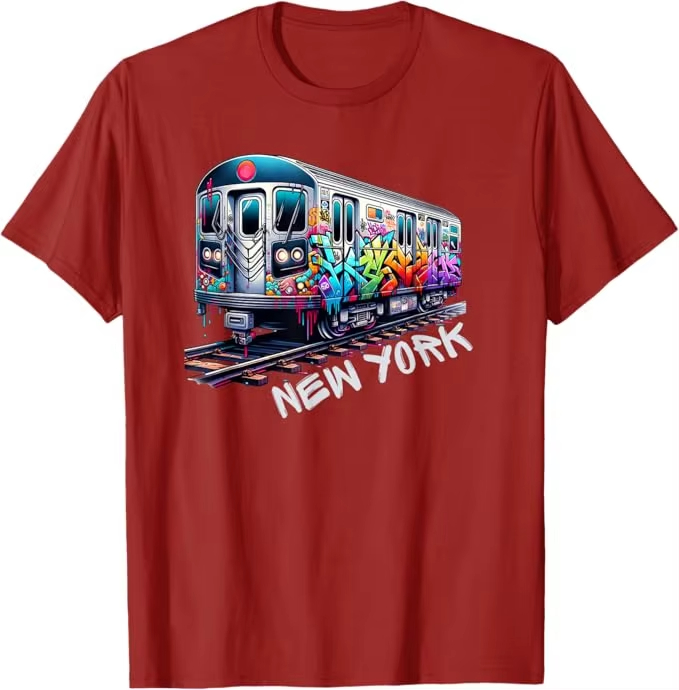 New York Train Graffiti Style  - đánh giá và giá Men'S Fashion Nyc