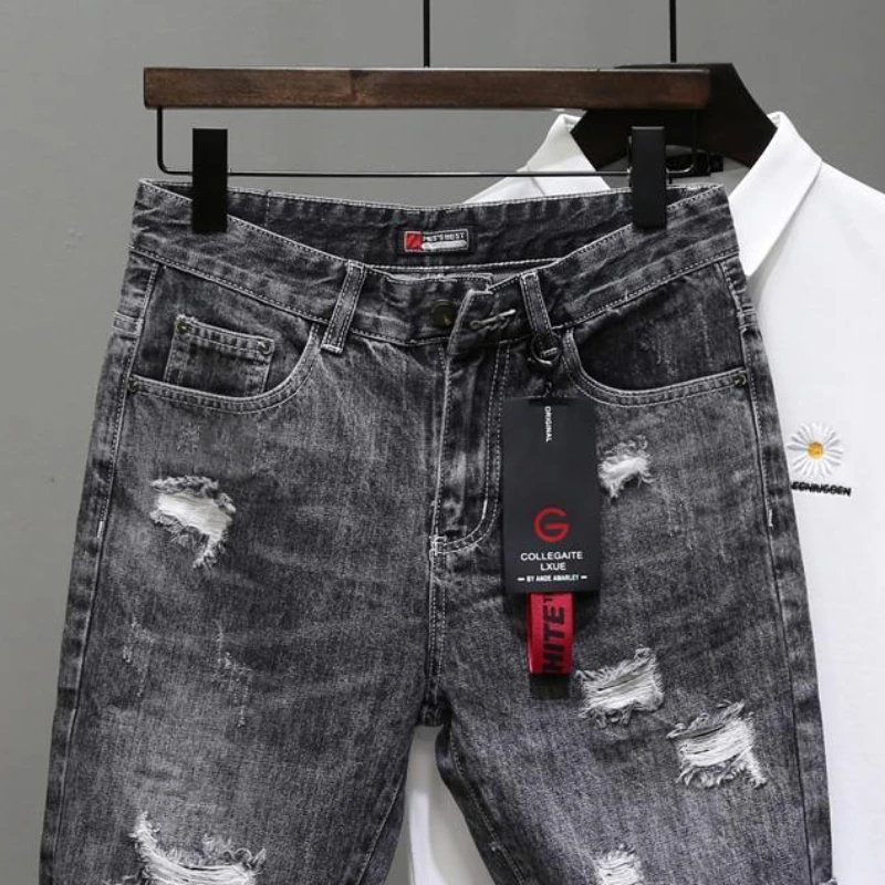Men's Short Jeans Pants Black  - đánh giá và giá Mens Fashion Denim