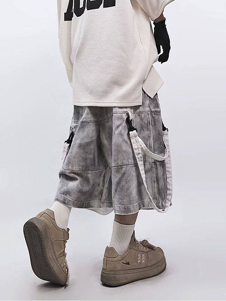 Retro Hip-hop Men's Ripped Jea - đánh giá và giá Mens Fashion Denim