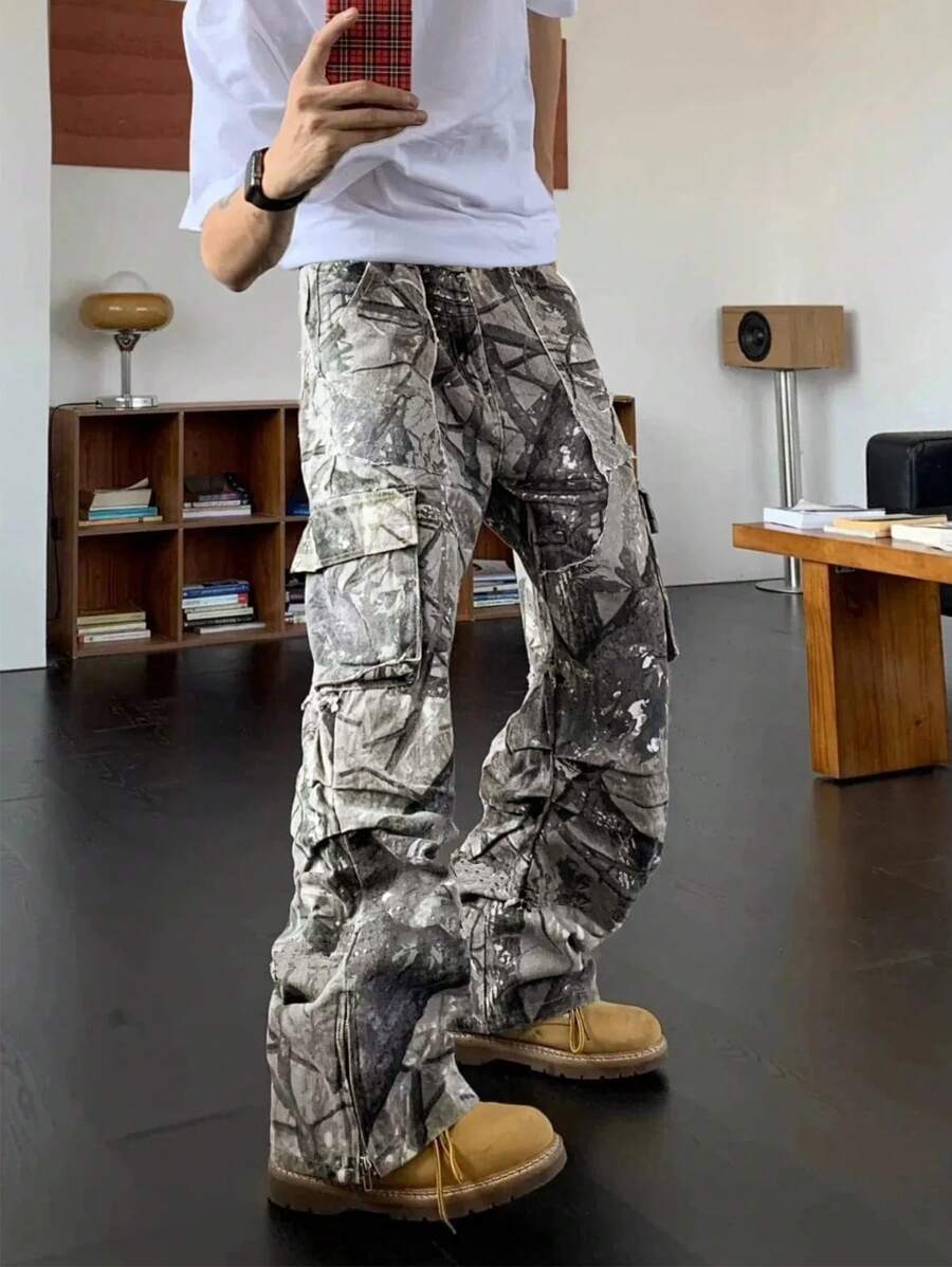 Men's Fashion Cargo Pants With - đánh giá và giá Men'S Fashion Trousers