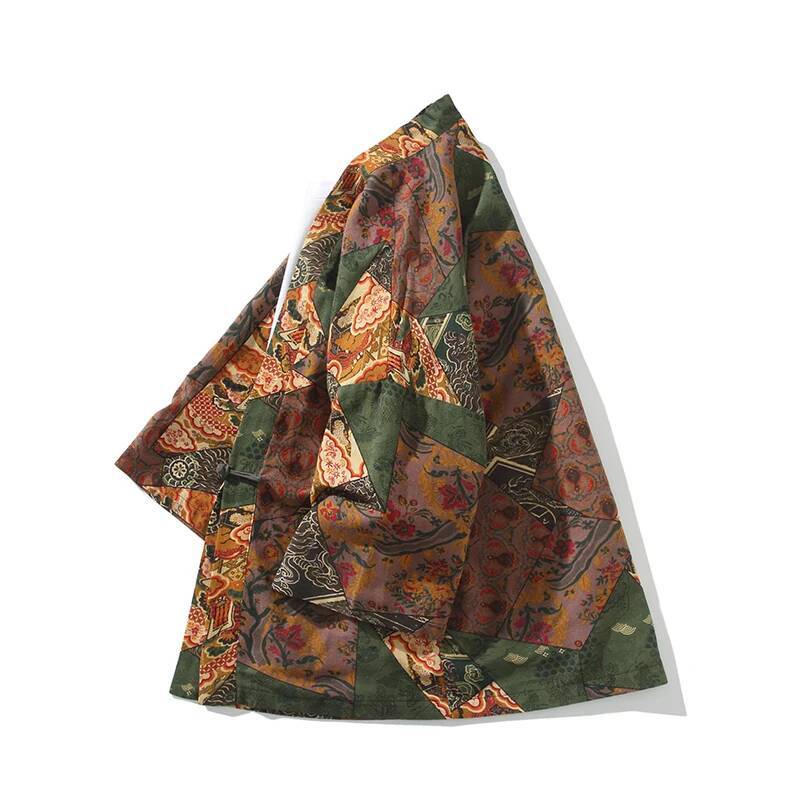 Ethnic Style Print Yukata Men  - đánh giá và giá Men'S Fashion Formal