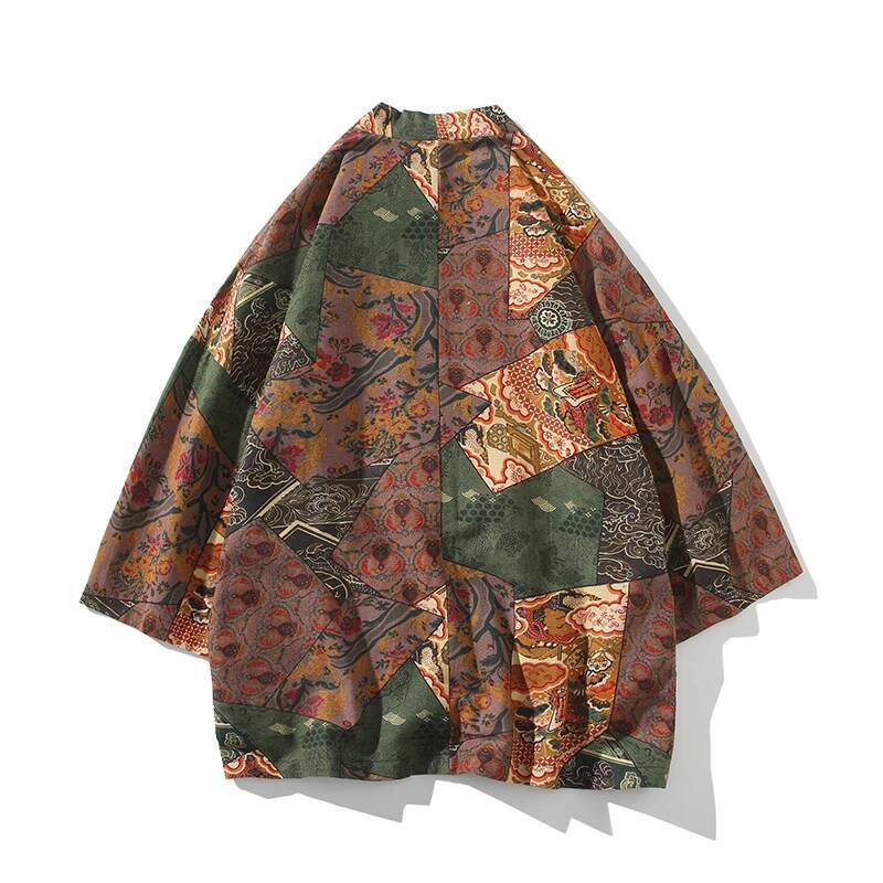 Ethnic Style Print Yukata Men  - đánh giá và giá Men'S Fashion Formal