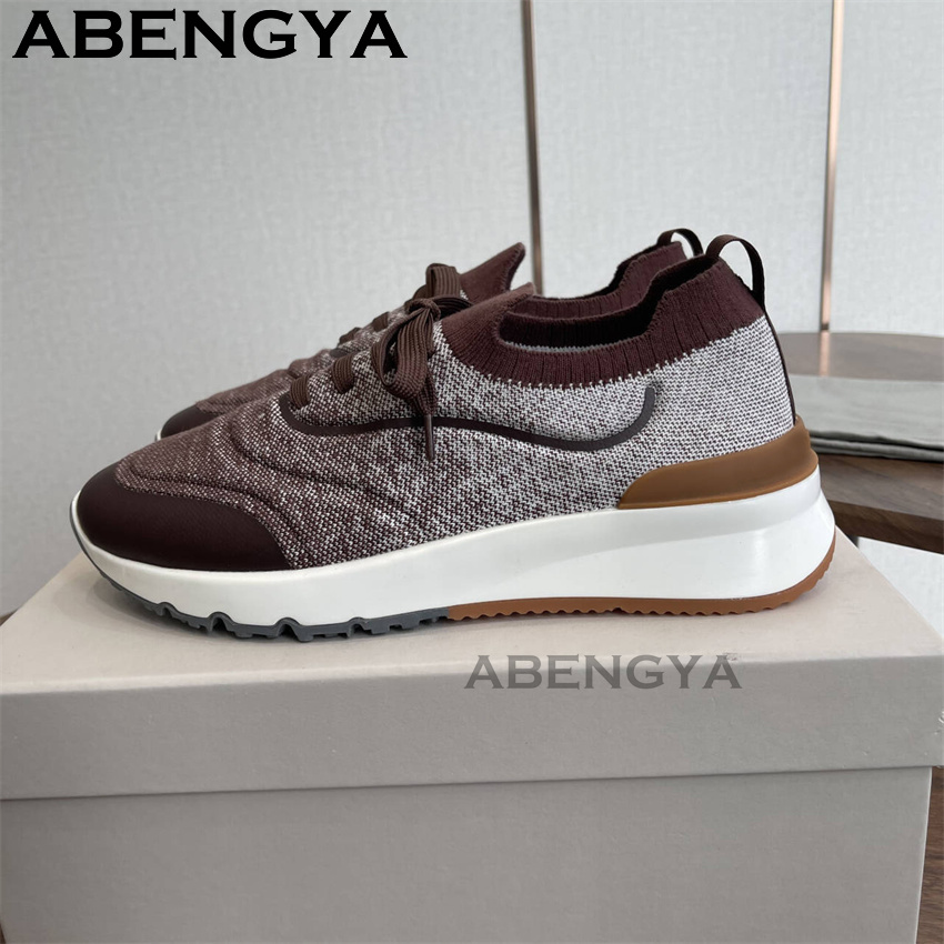Men New Multicolour Knitted lo - đánh giá và giá Men'S Fashion Loafers Shoes